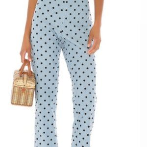LPA blue polka dot pants